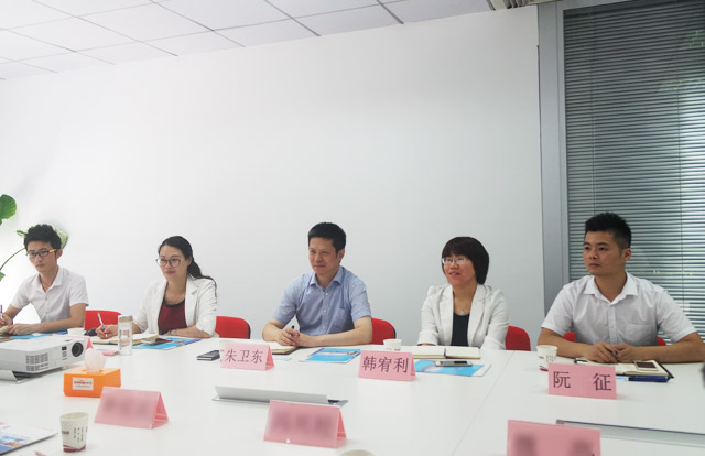 甘肅玉門市副市長帶隊考察東方龍商務平臺，交流委托招商引資戰略合作